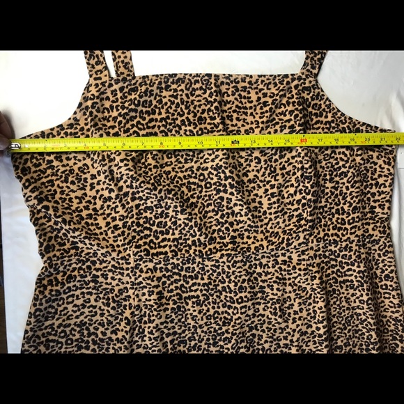 BP Bp. Easy Tank Mini dress Leopard Animal 2X - Picture 10 of 13